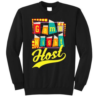 Game Night Host Family Board Game Trivia Night Sweatshirt