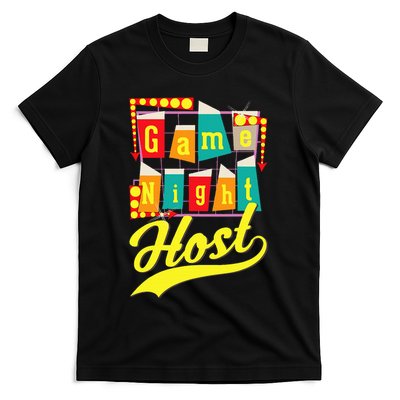 Game Night Host Family Board Game Trivia Night T-Shirt