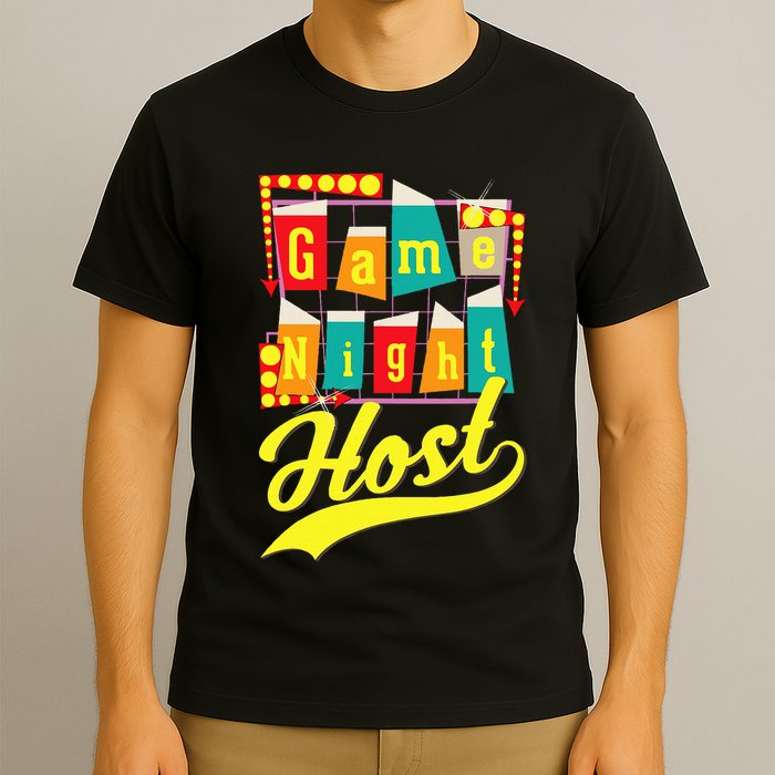 Game Night Host Family Board Game Trivia Night T-Shirt