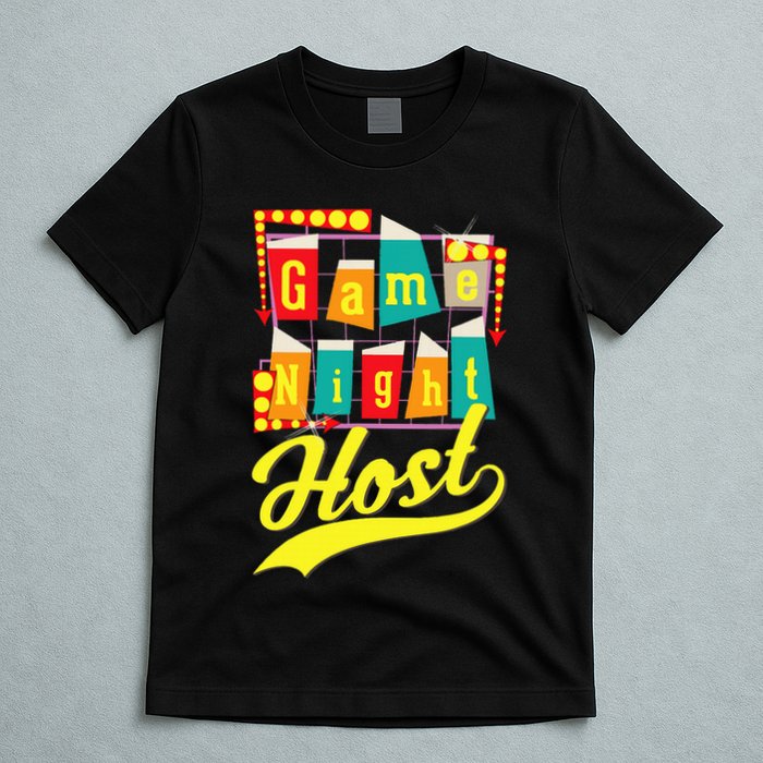 Game Night Host Family Board Game Trivia Night T-Shirt