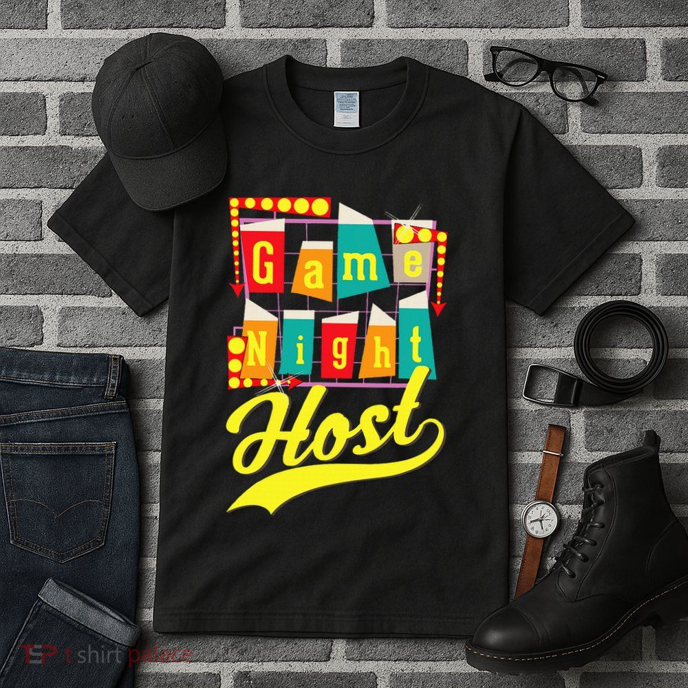 Game Night Host Family Board Game Trivia Night Tall T-Shirt