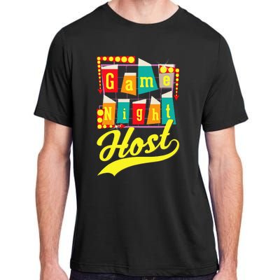 Game Night Host Family Board Game Trivia Night Adult ChromaSoft Performance T-Shirt