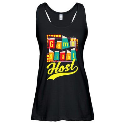 Game Night Host Family Board Game Trivia Night Ladies Essential Flowy Tank