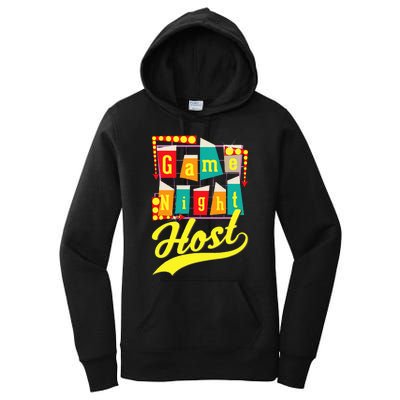 Game Night Host Family Board Game Trivia Night Women's Pullover Hoodie