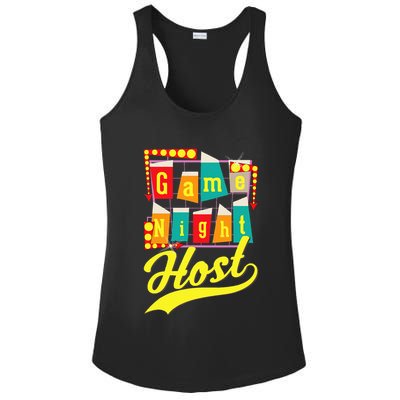 Game Night Host Family Board Game Trivia Night Ladies PosiCharge Competitor Racerback Tank