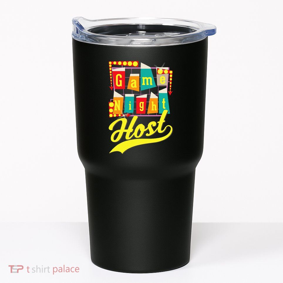 Game Night Host Family Board Game Trivia Night Tumbler
