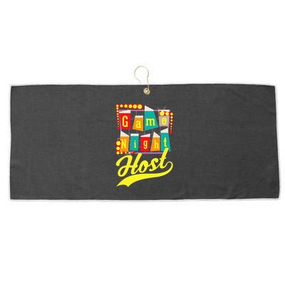 Game Night Host Family Board Game Trivia Night Large Microfiber Waffle Golf Towel