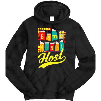 Game Night Host Family Board Game Trivia Night Tie Dye Hoodie