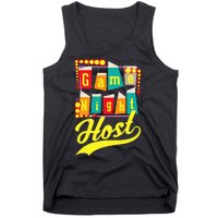 Game Night Host Family Board Game Trivia Night Tank Top