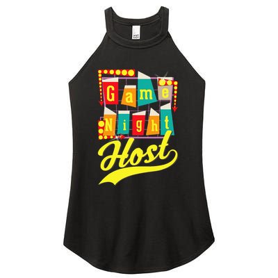 Game Night Host Family Board Game Trivia Night Women's Perfect Tri Rocker Tank
