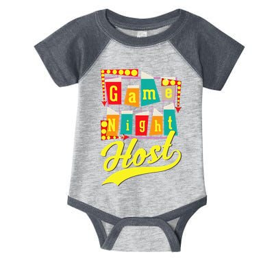 Game Night Host Family Board Game Trivia Night Infant Baby Jersey Bodysuit