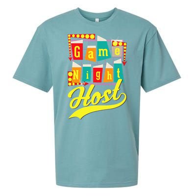 Game Night Host Family Board Game Trivia Night Sueded Cloud Jersey T-Shirt