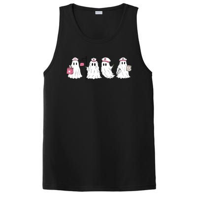 Ghost Nurse Halloween Halloween Nurse PosiCharge Competitor Tank