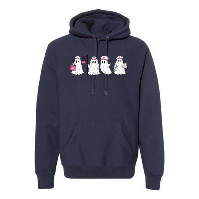 Ghost Nurse Halloween Halloween Nurse Premium Hoodie