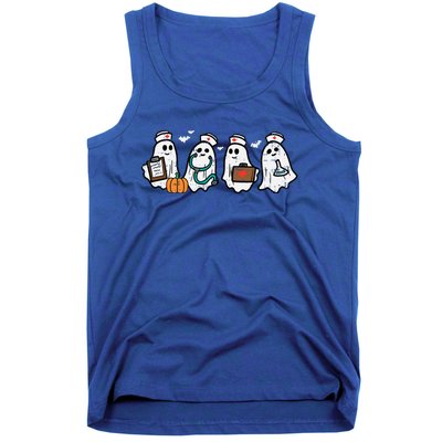 Ghost Nurses Halloween Crew Funny Costume Tank Top