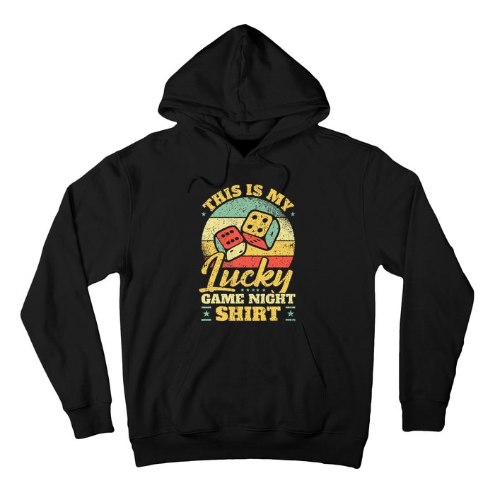 Game Night Host I Lucky Board Game Night Hoodie