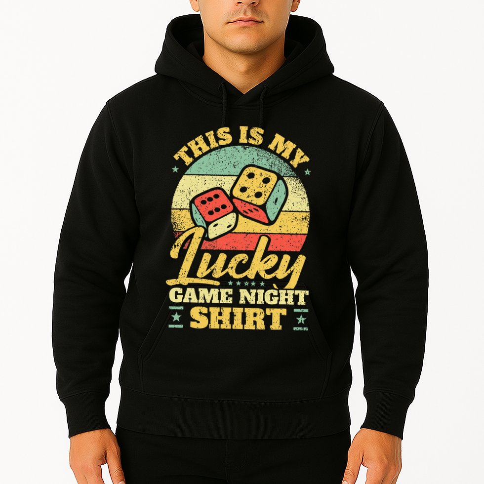 Game Night Host I Lucky Board Game Night Hoodie