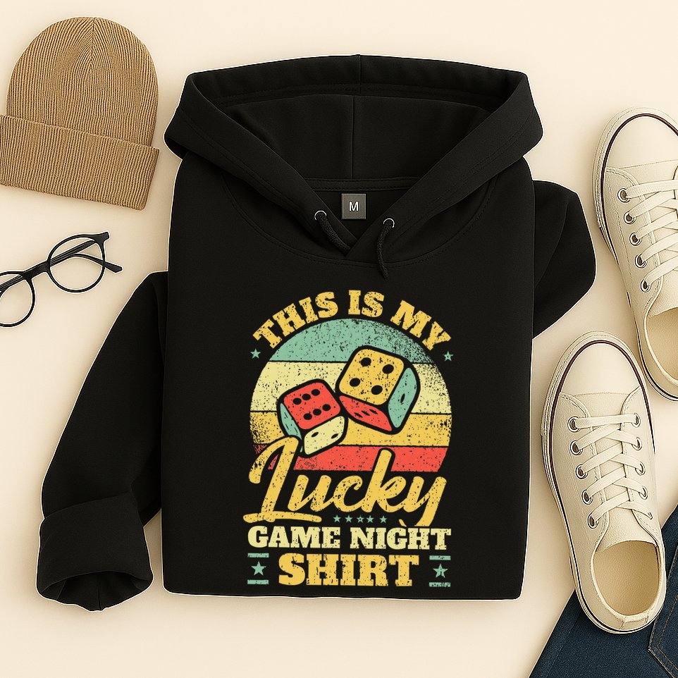Game Night Host I Lucky Board Game Night Hoodie