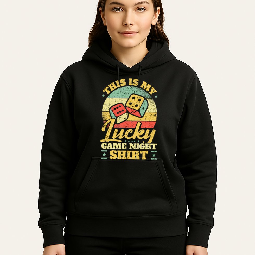 Game Night Host I Lucky Board Game Night Hoodie