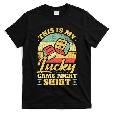 Game Night Host I Lucky Board Game Night T-Shirt