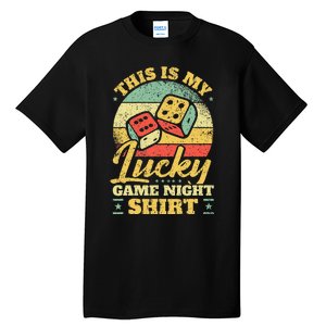 Game Night Host I Lucky Board Game Night Tall T-Shirt