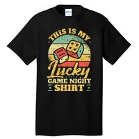 Game Night Host I Lucky Board Game Night Tall T-Shirt