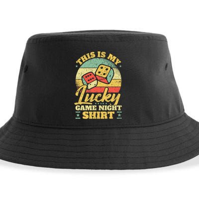 Game Night Host I Lucky Board Game Night Sustainable Bucket Hat