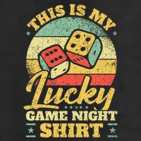 Game Night Host I Lucky Board Game Night Adult Drive Performance Visor