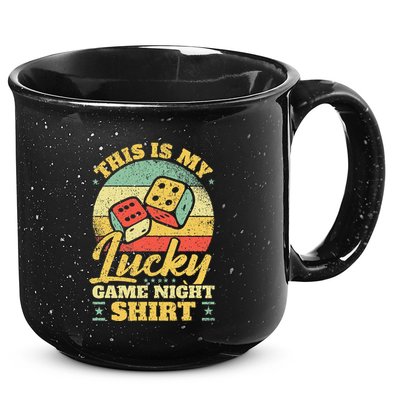 Game Night Host I Lucky Board Game Night 15oz Campfire Ceramic Mug