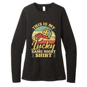 Game Night Host I Lucky Board Game Night Womens CVC Long Sleeve Shirt