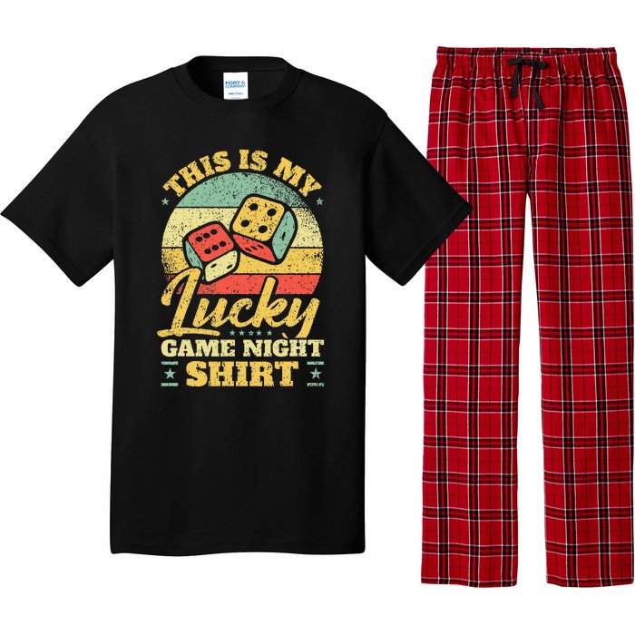 Game Night Host I Lucky Board Game Night Pajama Set