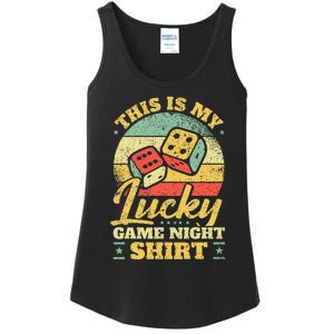 Game Night Host I Lucky Board Game Night Ladies Essential Tank