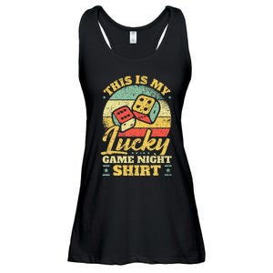 Game Night Host I Lucky Board Game Night Ladies Essential Flowy Tank