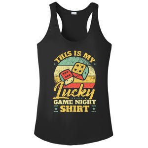 Game Night Host I Lucky Board Game Night Ladies PosiCharge Competitor Racerback Tank