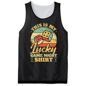 Game Night Host I Lucky Board Game Night Mesh Reversible Basketball Jersey Tank