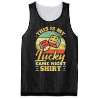 Game Night Host I Lucky Board Game Night Mesh Reversible Basketball Jersey Tank