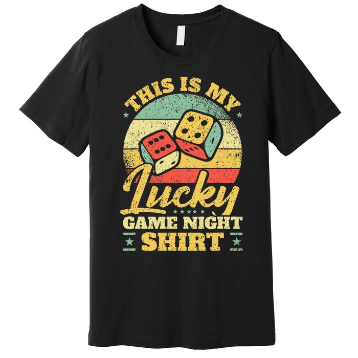 Game Night Host I Lucky Board Game Night Premium T-Shirt