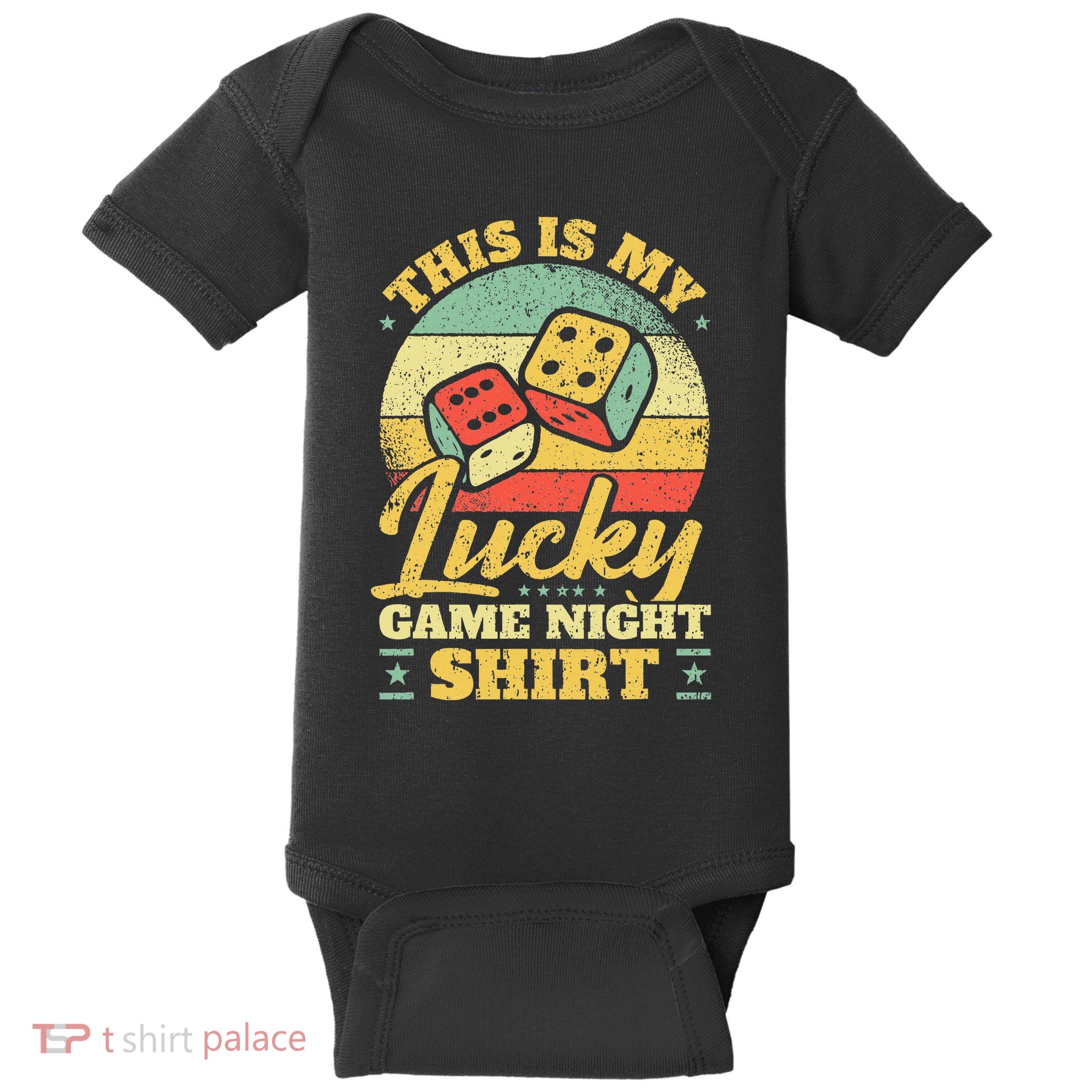 Game Night Host I Lucky Board Game Night Baby Bodysuit