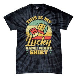 Game Night Host I Lucky Board Game Night Tie-Dye T-Shirt