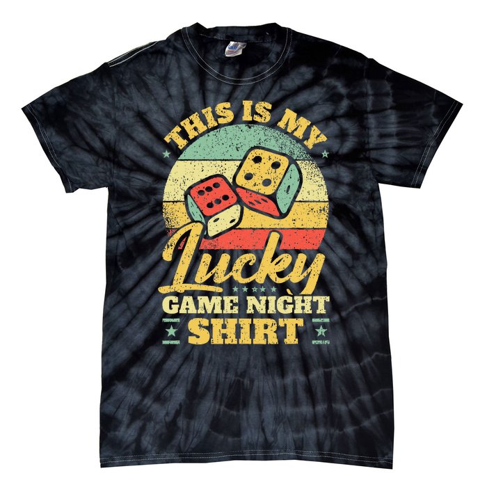 Game Night Host I Lucky Board Game Night Tie-Dye T-Shirt