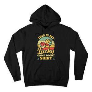 Game Night Host I Lucky Board Game Night Tall Hoodie