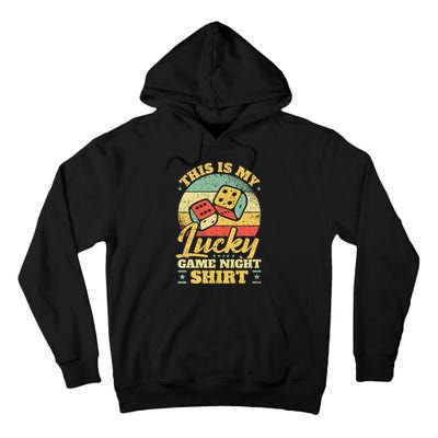 Game Night Host I Lucky Board Game Night Tall Hoodie