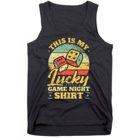 Game Night Host I Lucky Board Game Night Tank Top