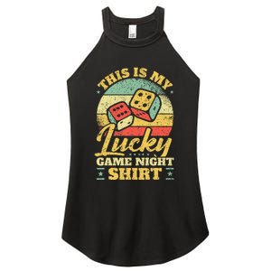 Game Night Host I Lucky Board Game Night Women's Perfect Tri Rocker Tank