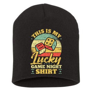 Game Night Host I Lucky Board Game Night Short Acrylic Beanie