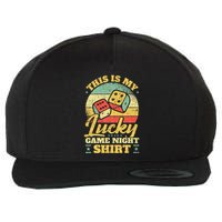 Game Night Host I Lucky Board Game Night Wool Snapback Cap