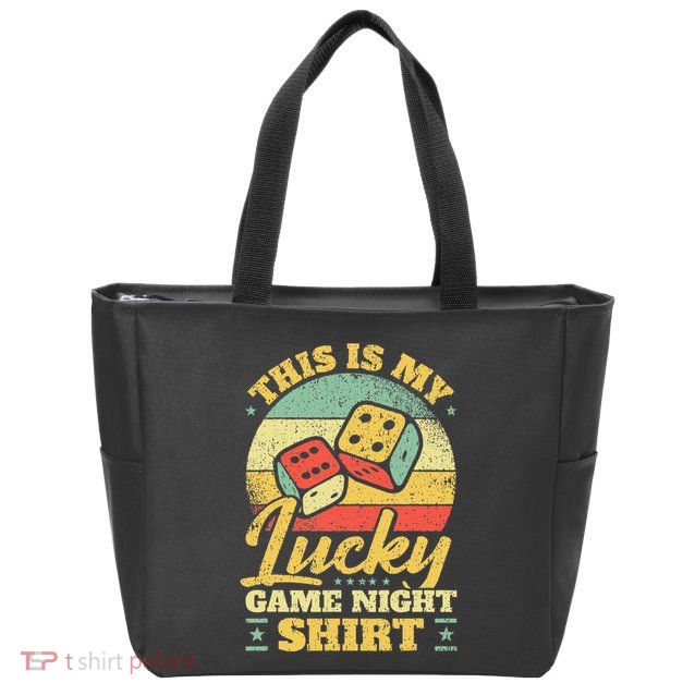 Game Night Host I Lucky Board Game Night Zip Tote Bag