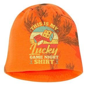 Game Night Host I Lucky Board Game Night Kati - Camo Knit Beanie