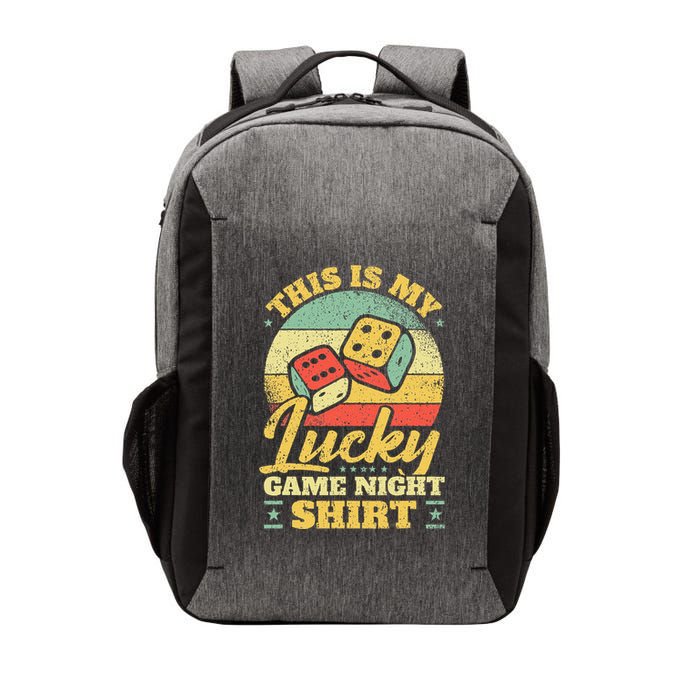 Game Night Host I Lucky Board Game Night Vector Backpack