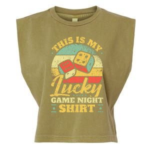 Game Night Host I Lucky Board Game Night Garment-Dyed Women's Muscle Tee